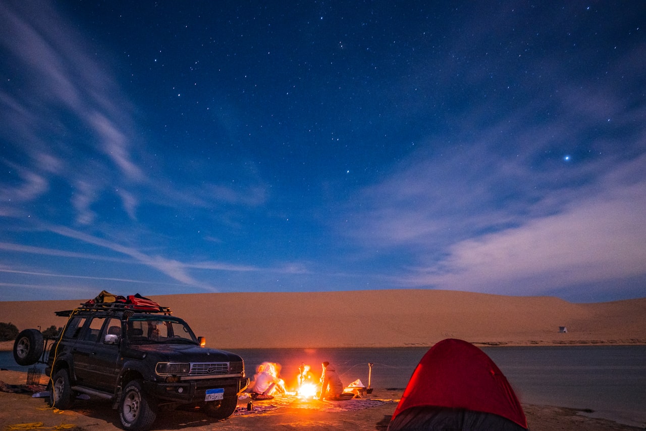 Scene for Camping Under the Stars