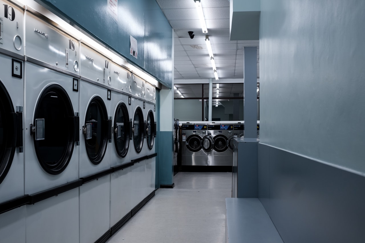 Scene for Laundromat in the Evening