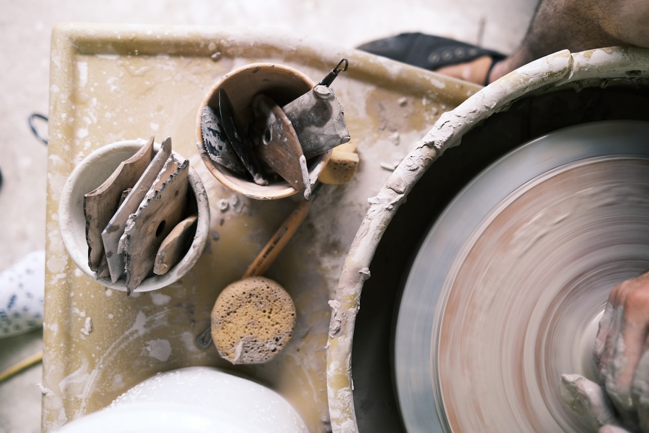 Scene for Pottery Studio Wheel